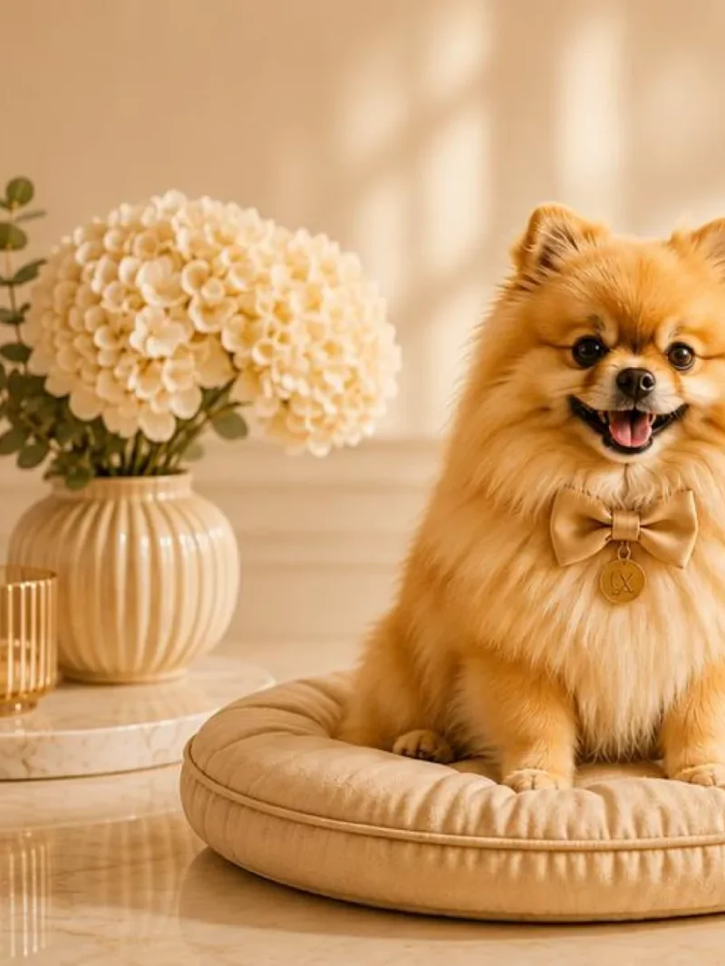 Cojín de descanso para Pomerania de Can Xiu-Xiu
